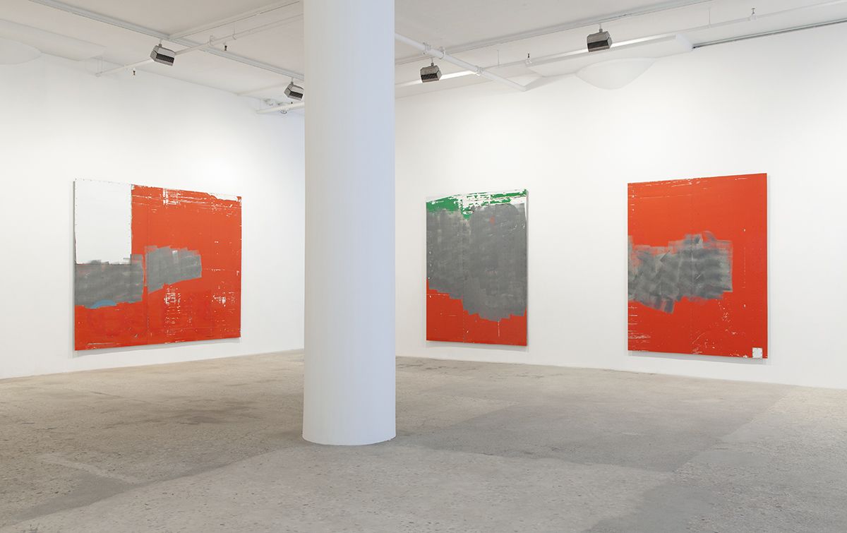 Installation view, Greene Naftali, New York, 2014