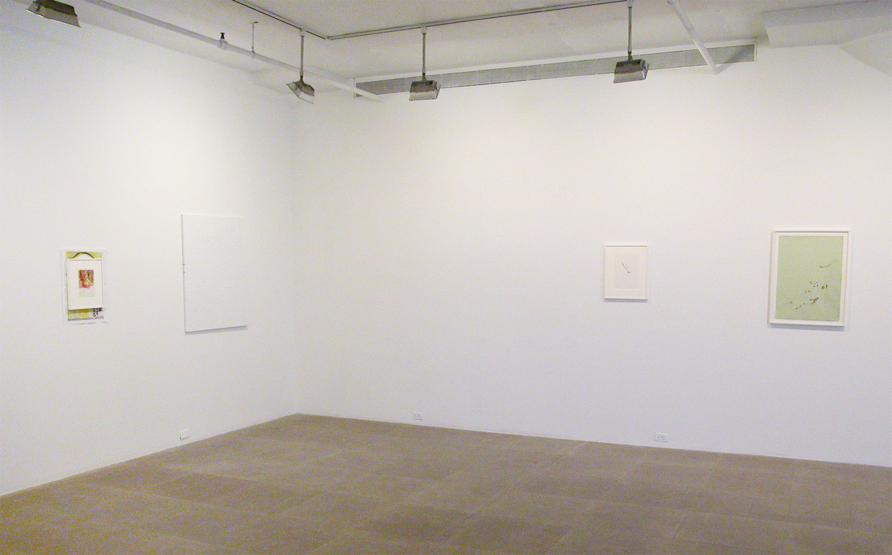 Installation view, Connecting Sugar with Hollywood, Greene Naftali, New York, 2006