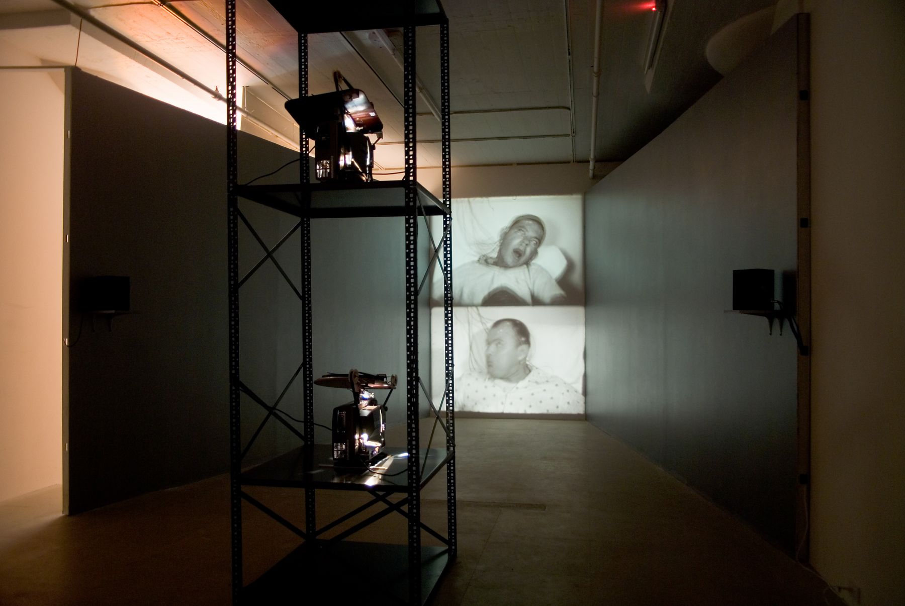 Installation view, Epileptic Seizure Comparison, Greene Naftali, New York, 2007