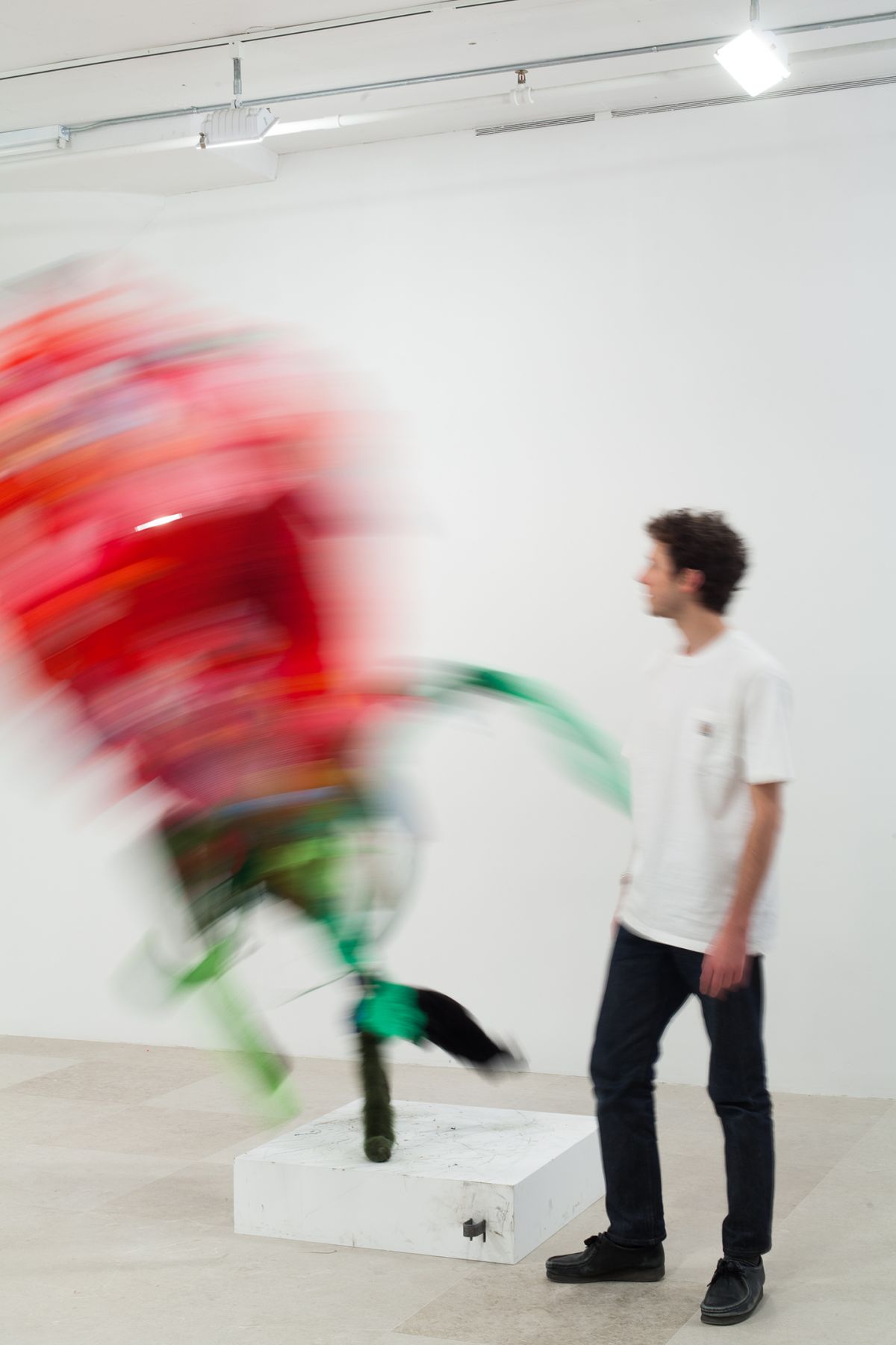 Gelitin, Strawberry, 2012, Mixed media, 110 x 85 x 76 inches