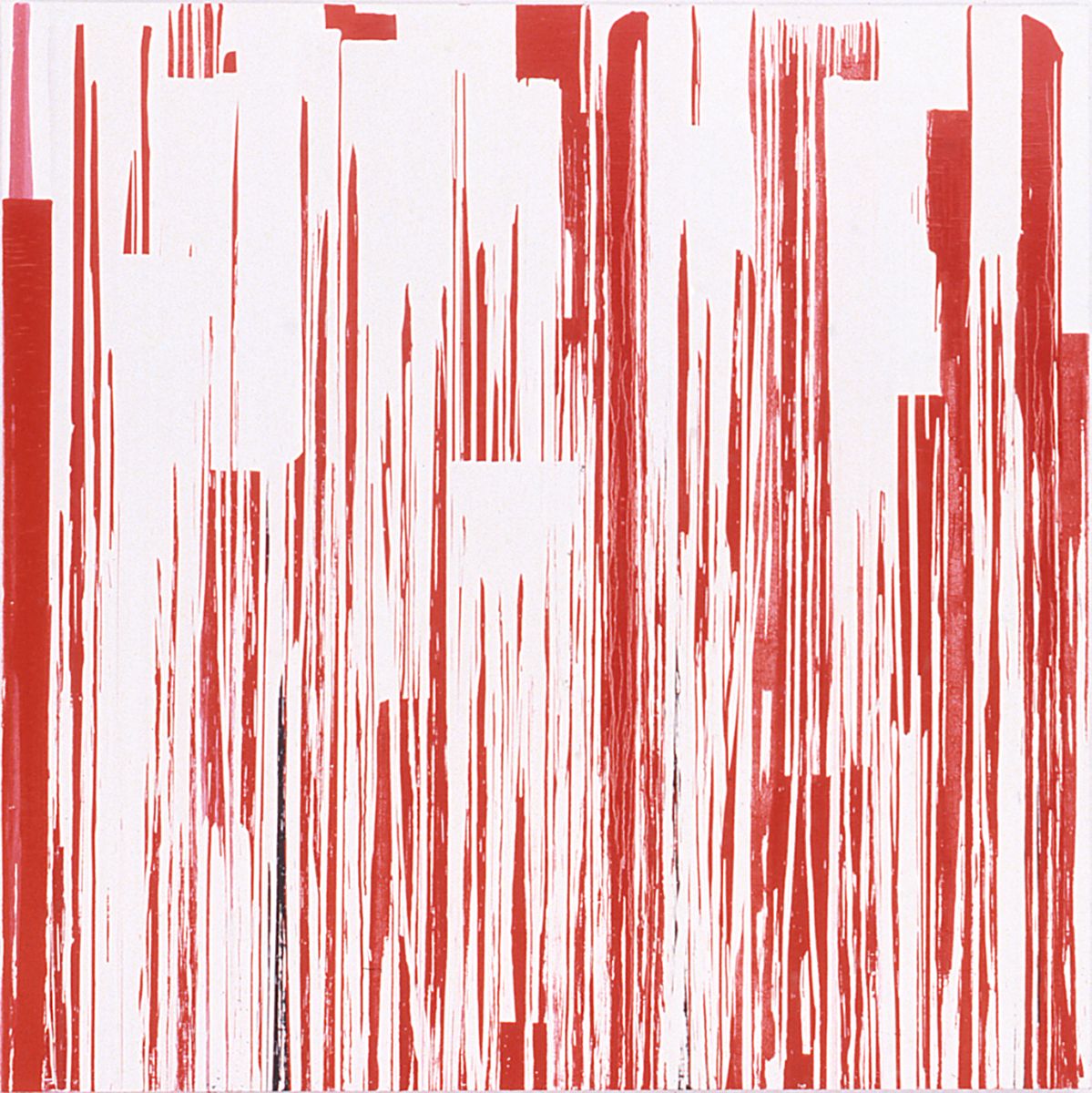 Jacqueline Humphries, Untitled #6, 1995, Oil on linen, 90 x 90 inches