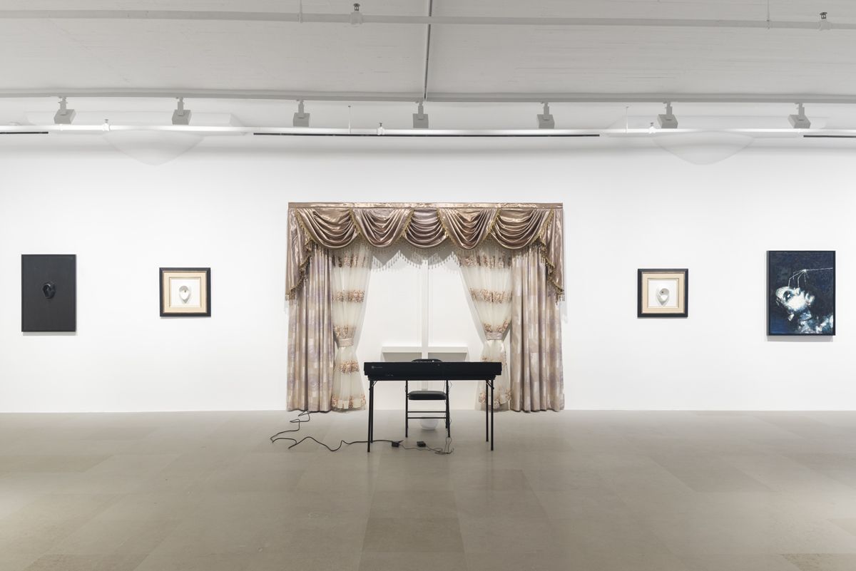 Nicolas Ceccaldi, Installation view, The Stroke of Midnight, Greene Naftali, New York