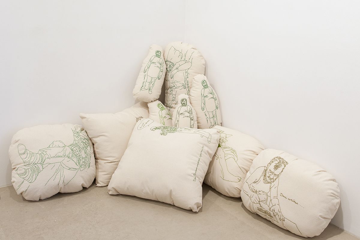 Mieko Meguro, Installation view, Couch Potato with Dan, Greene Naftali, New York, 2016