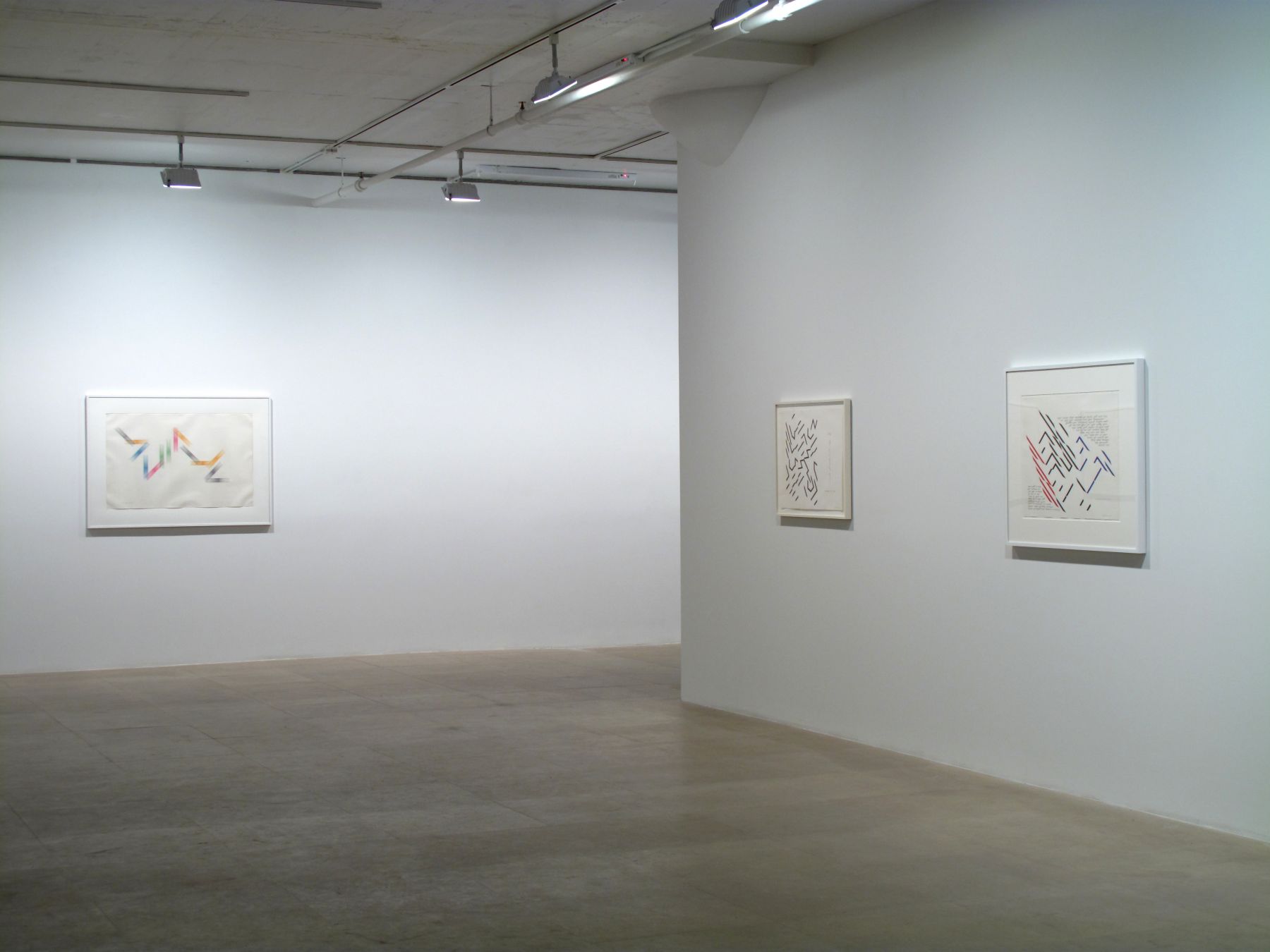 Installation view, Greene Naftali, New York, 2009