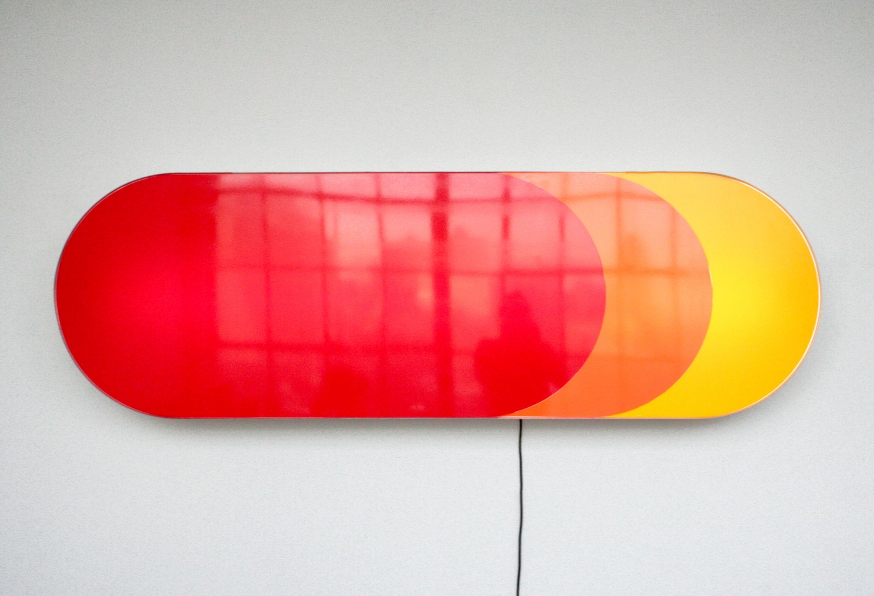 Daniel Pflumm Untitled (A&P), 2005 Lightbox 77 1/2 x 25 x 6 1/2 inches (196.9 x 63.5 x 16.5 cm)