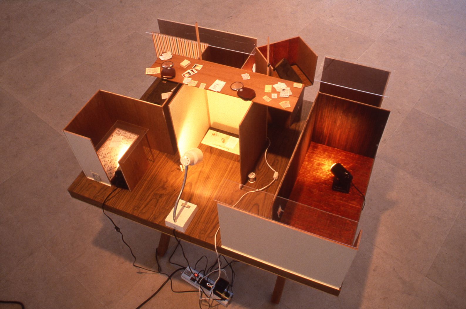 Julie Becker, Postersize Copy Machine, 1996, Mixed media, 36 x 48 x 51 1/2 inches