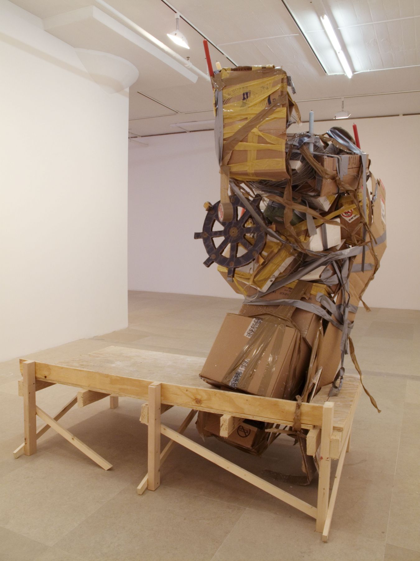 Untitled, 2010, mixed media, 87 x 75 x 57 inches