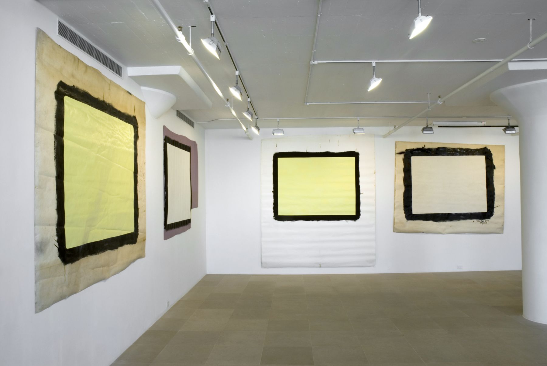 Tony Conrad, Installation view, Greene Naftali, New York, 2007