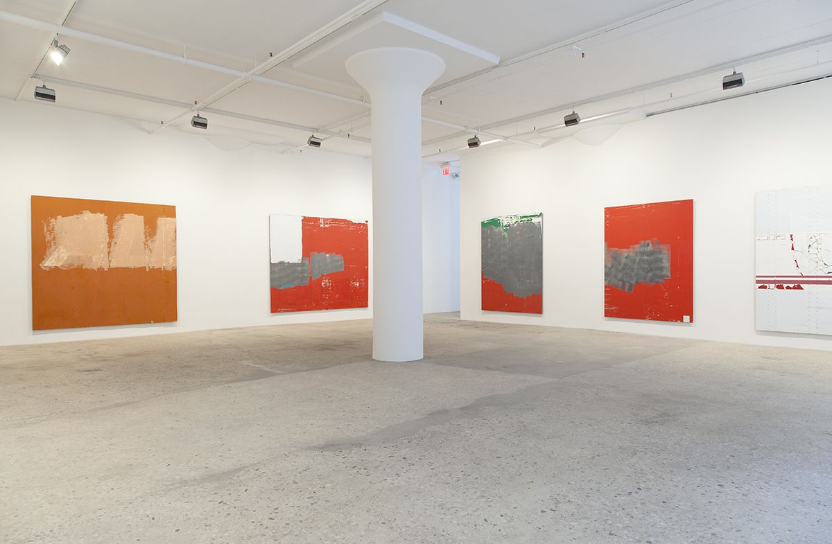 Installation view, Greene Naftali, New York, 2014