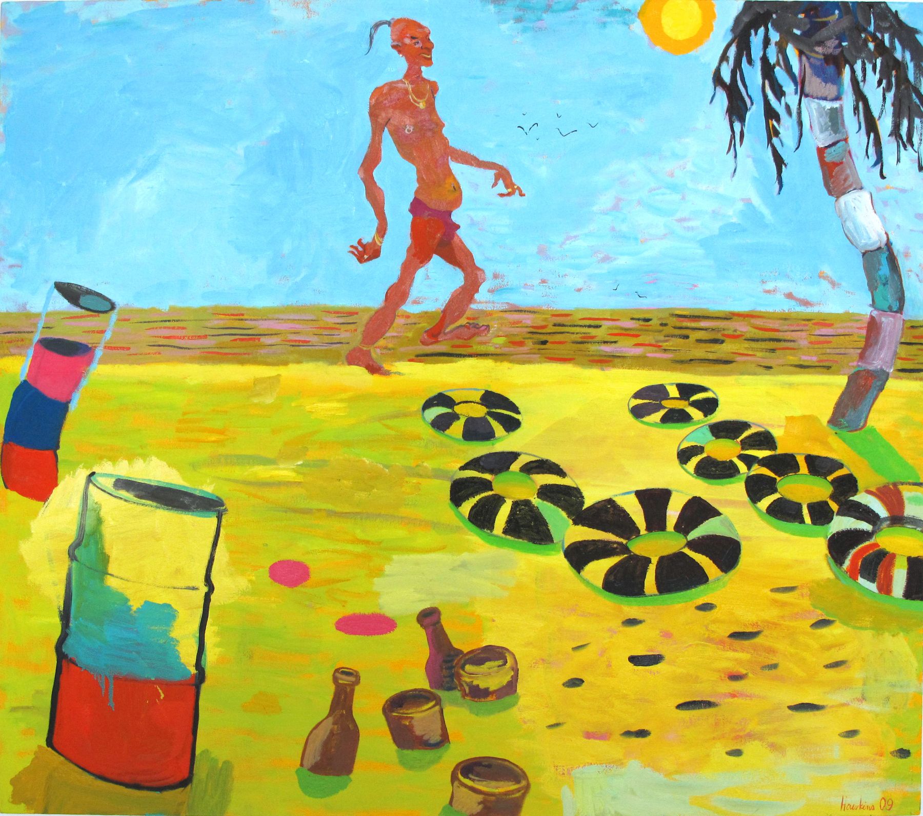 Herr Ledermann, Ex-pat., 2009, oil on linen