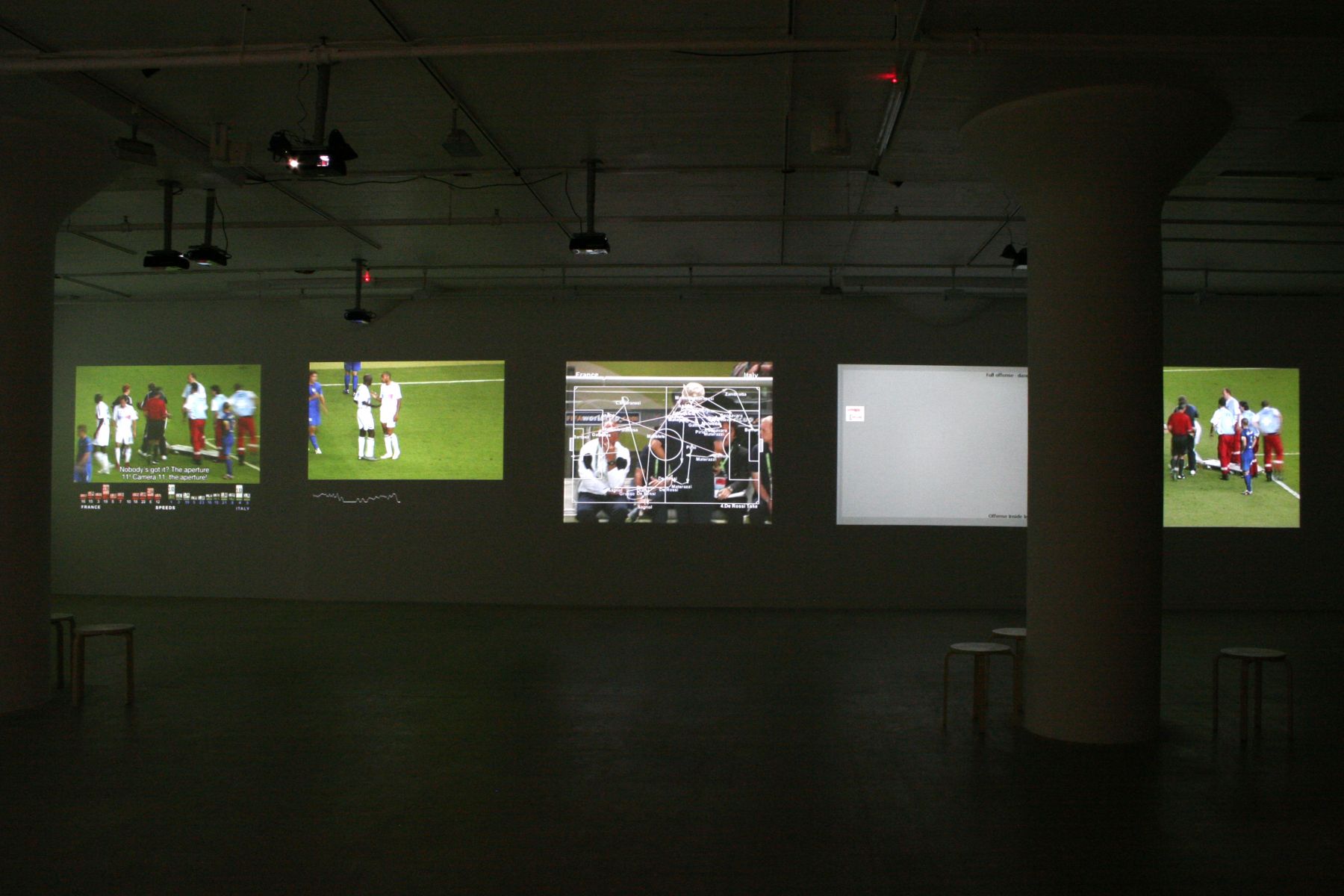 Installation view, Deep Play, Greene Naftali, New York, 2008