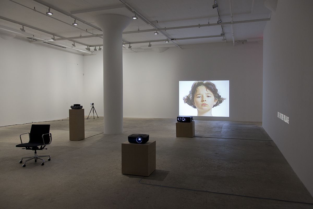 John Knight, Installation view, in situ, Greene Naftali, New York, 2015