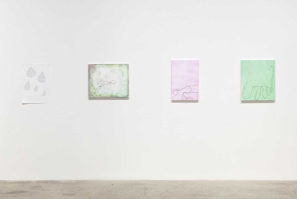 Installation view, Infected Foot, Greene Naftali, 2017