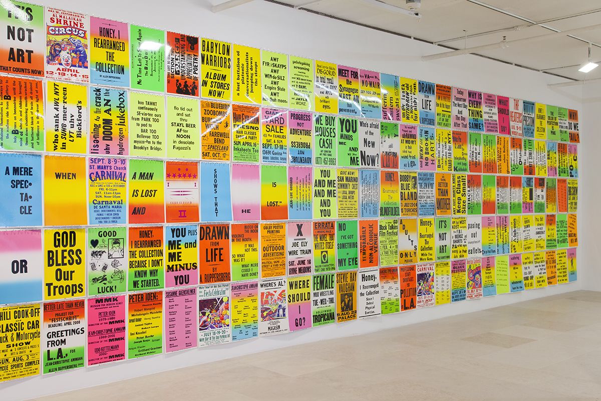 Allen Ruppersberg, The Novel That Writes Itself, 2017 (detail)