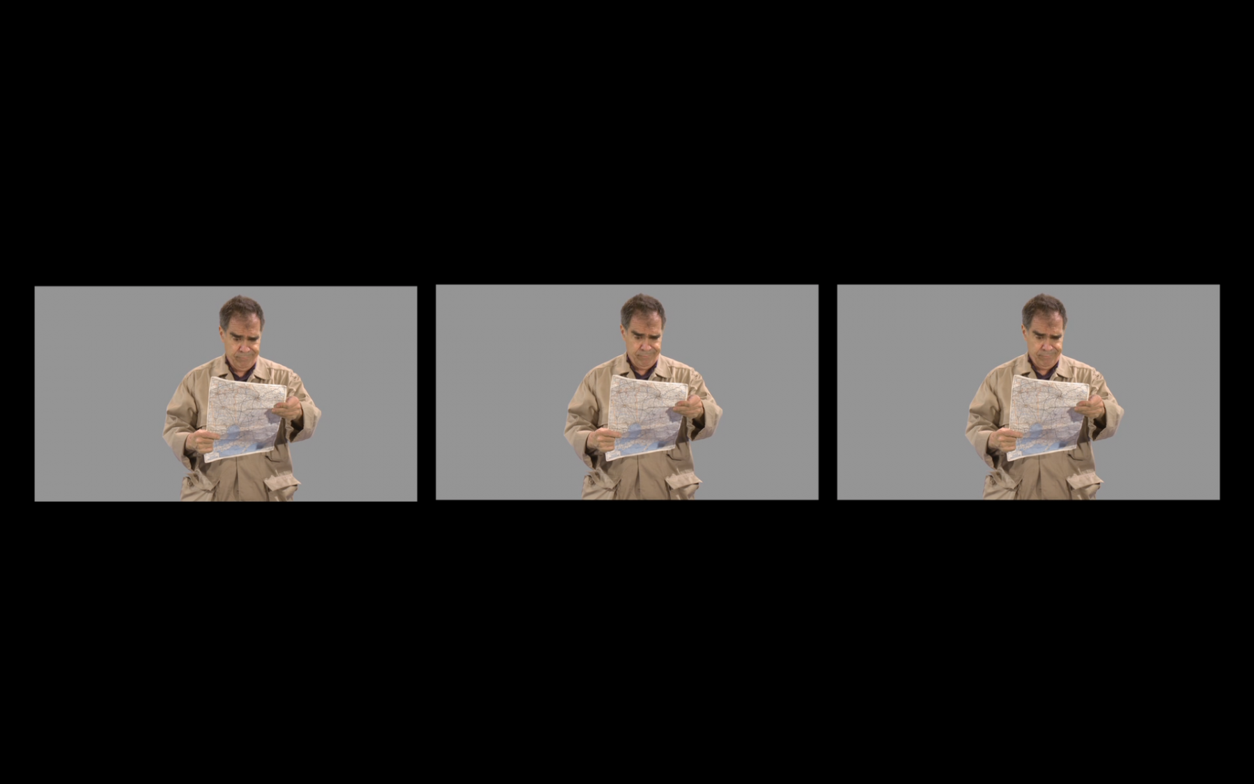 Memory Lane, 2015 (detail) 12 screen printed cotton pennants, 6 channel video (looped) Variable