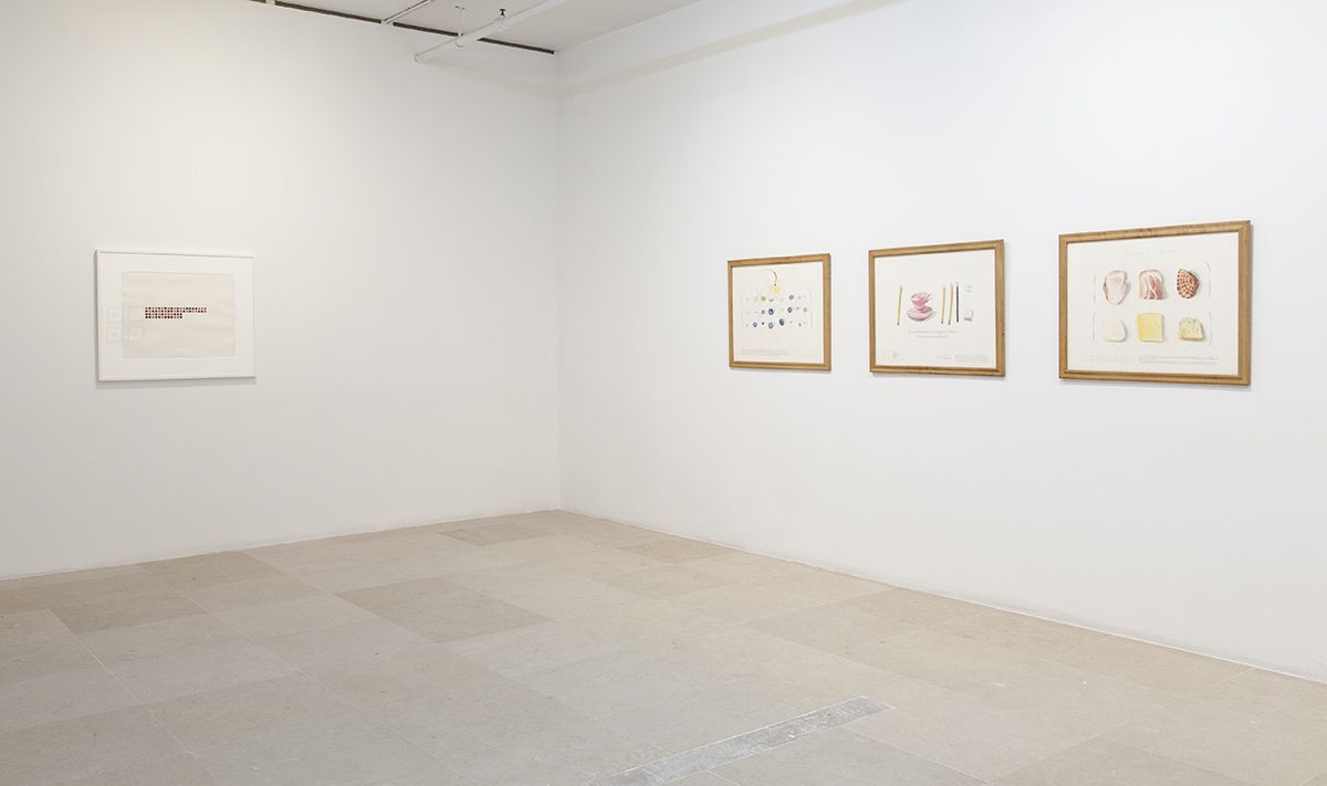 Installation view, Greene Naftali, New York, 2014