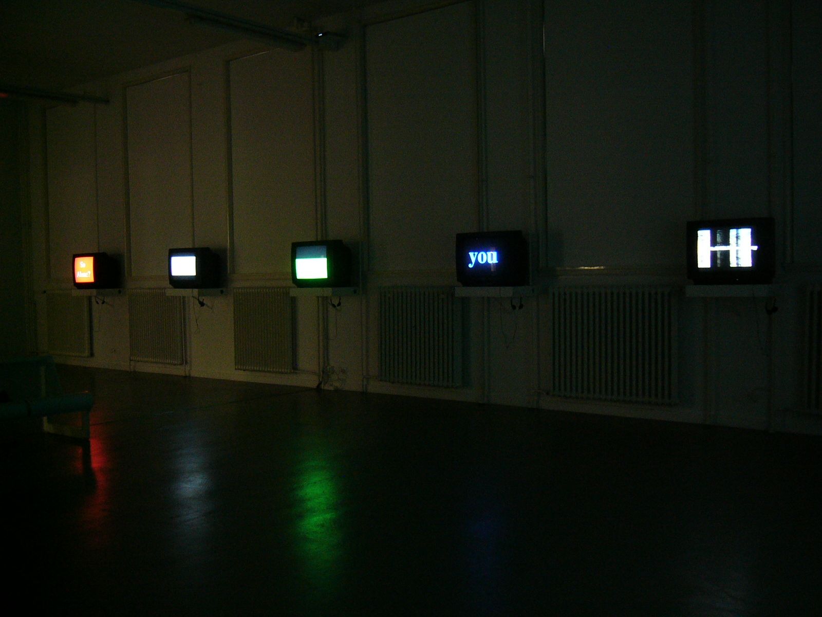Installation view, Pop Manifestos in MurMur, curated by Edwin Carels, TENT, Rotterdam, The Netherlands, 2005