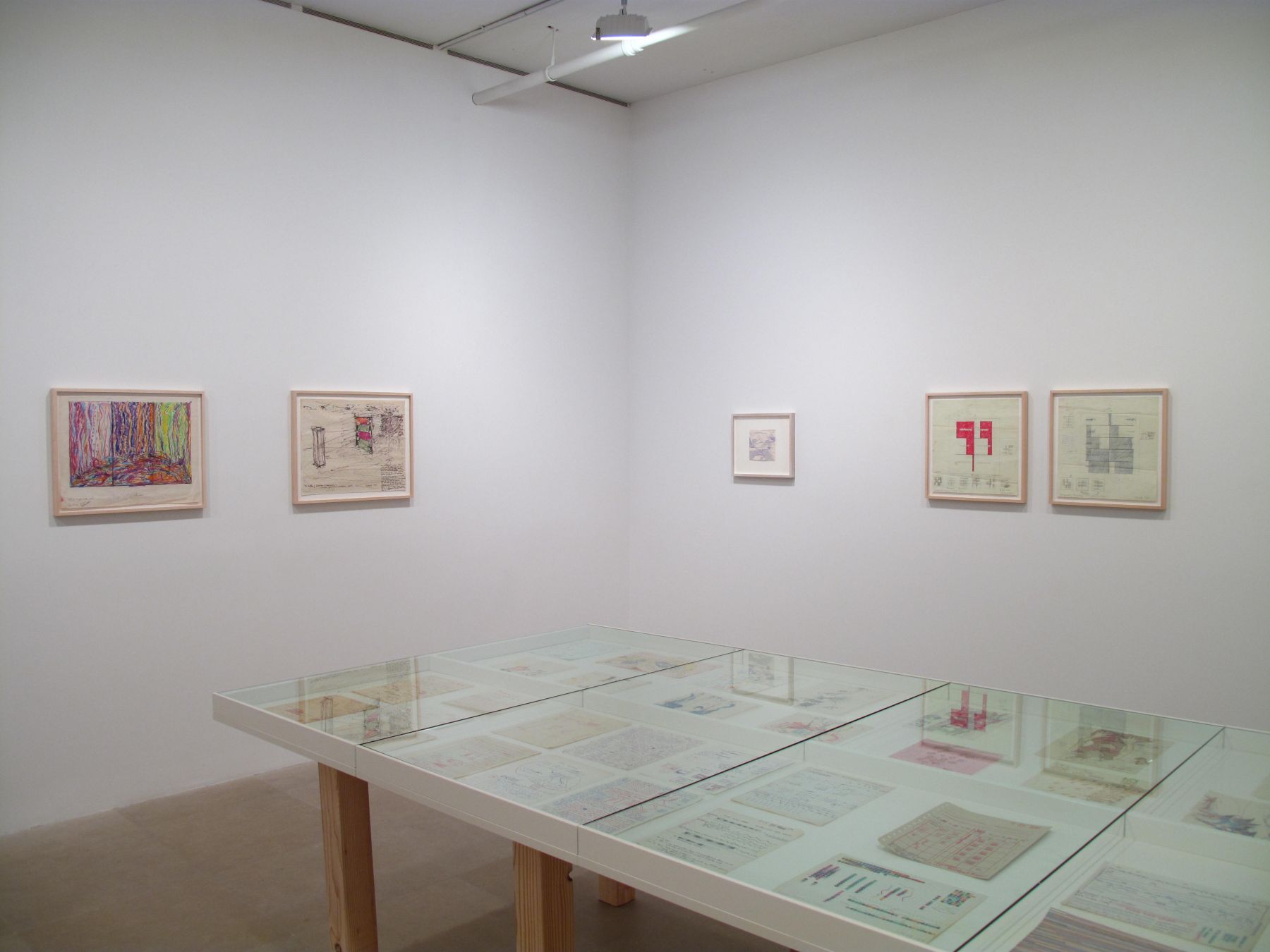 Installation view, Greene Naftali, New York, 2009