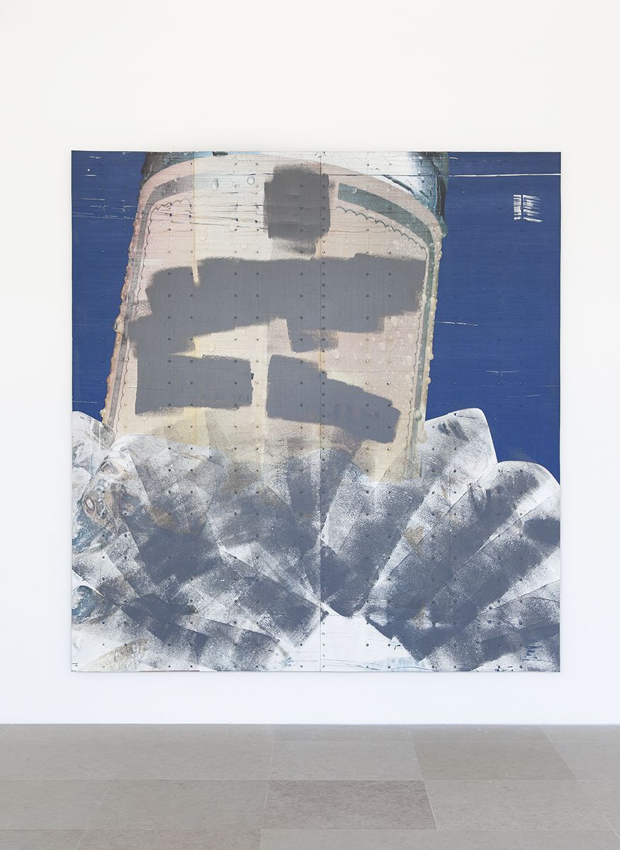 The Great Abundance, 2014, Aluminum semi-trailer, 95 1/8 x 89 7/8 inches