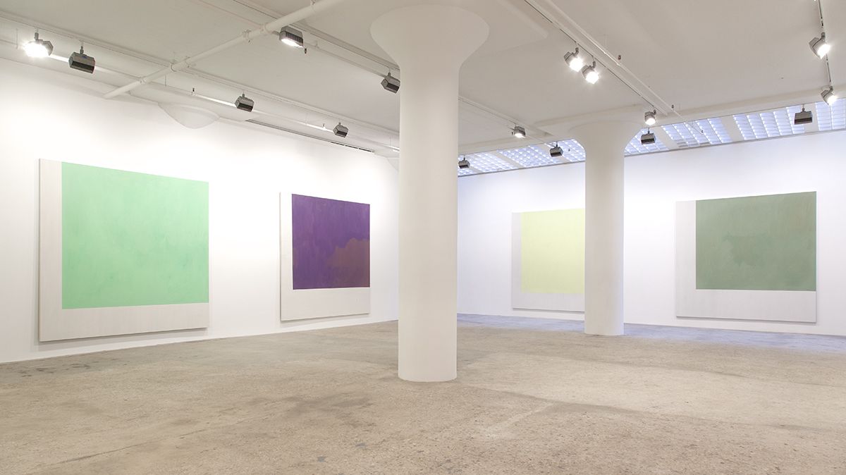 Installation view, Greene Naftali, New York, 2015