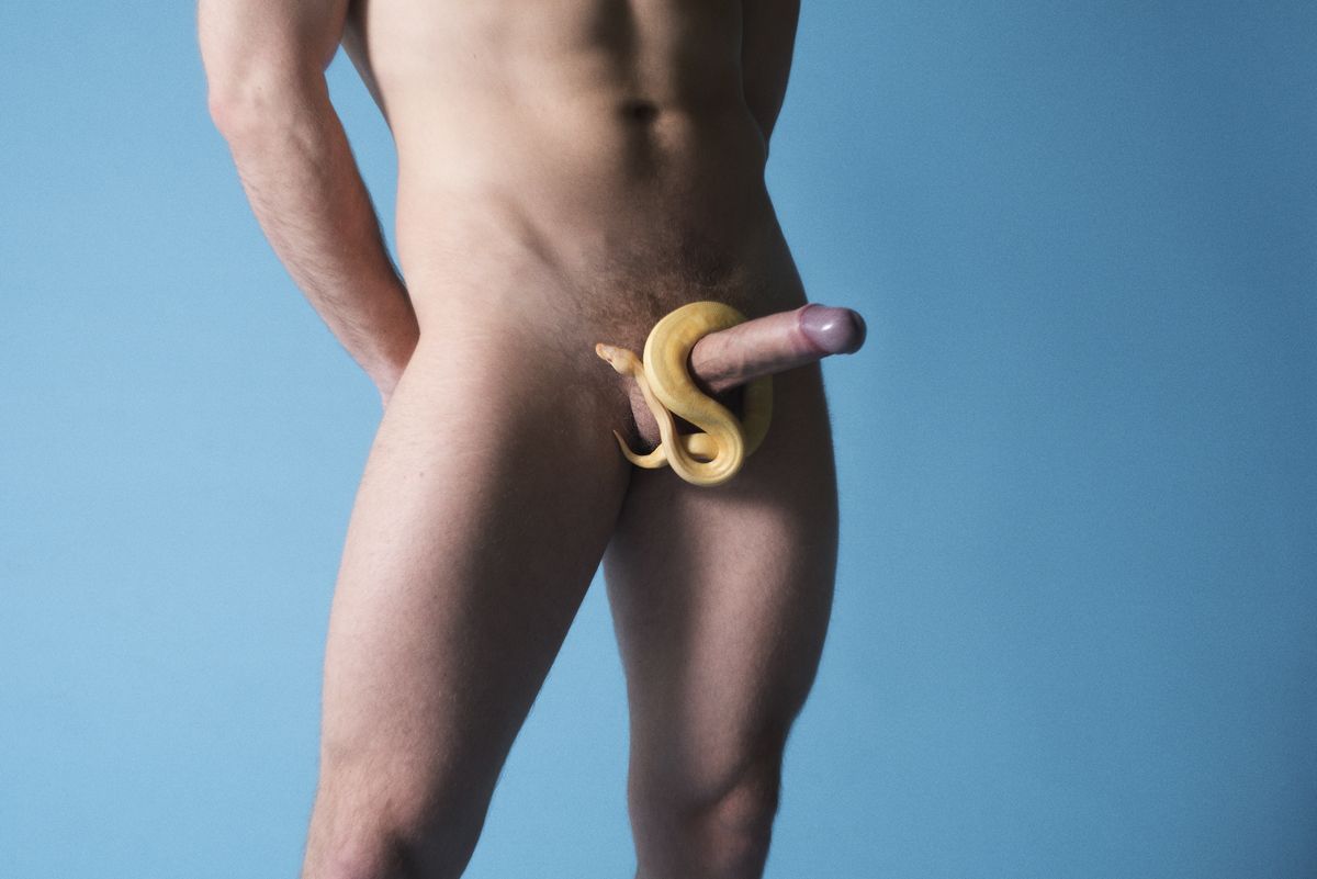 Heji Shin Dick and Snake II, 2018 C-print 26.38 x 39.37 inches (67 x 100 cm)