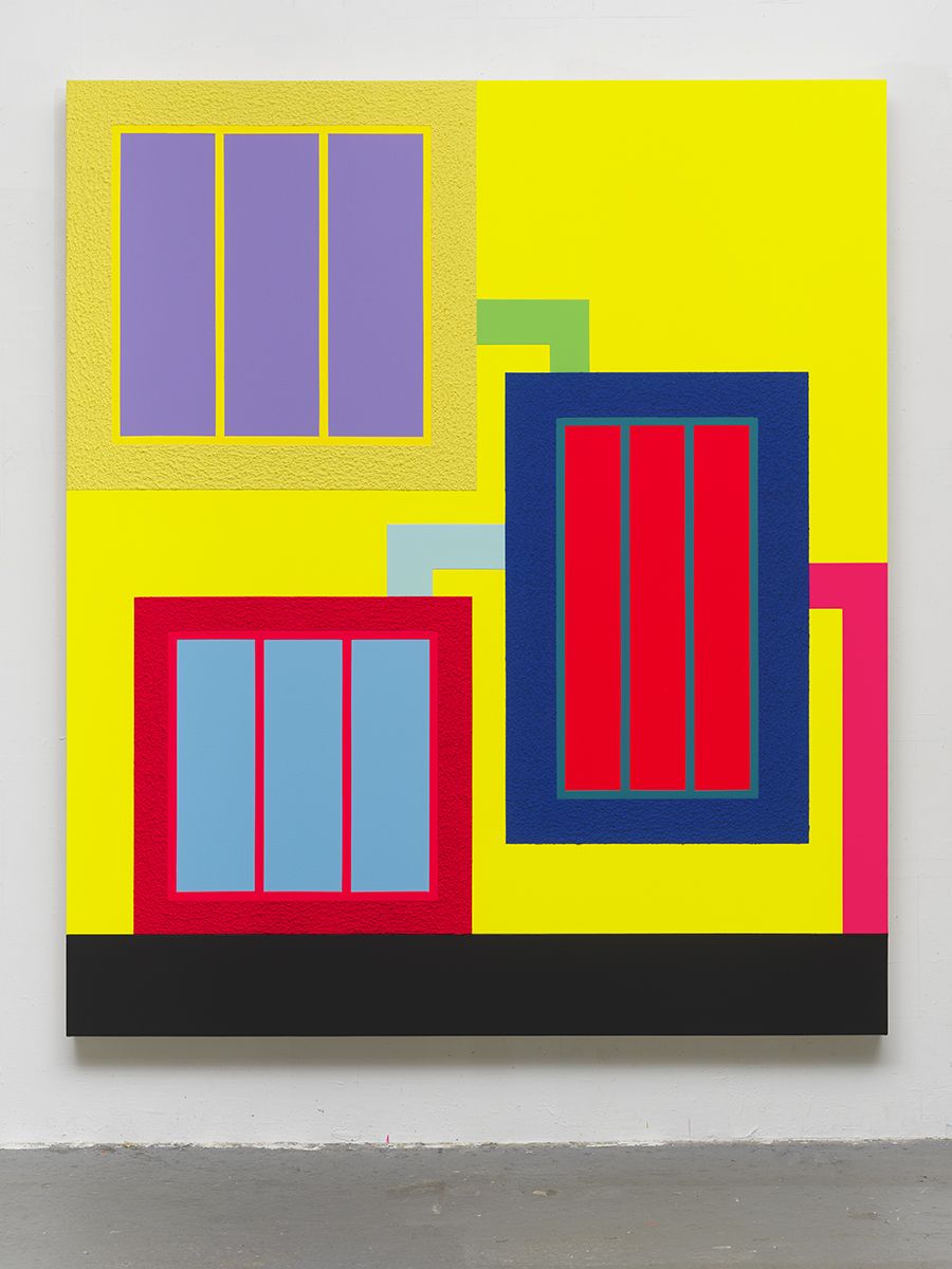 Peter Halley, Trouble, 2017