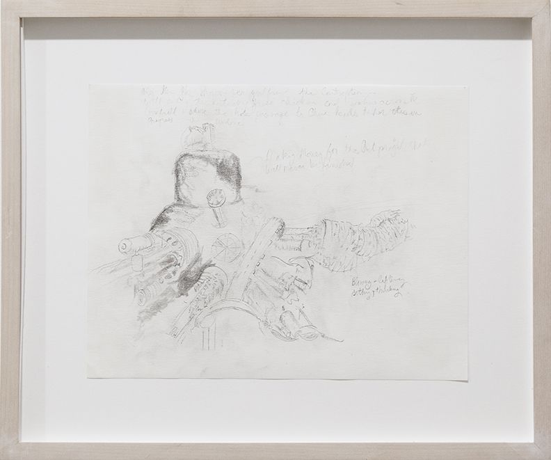Julie Becker, Untitled ("Making money for the art project that will never be finished"), 2002, Pencil on paper, 9 x 11 inches