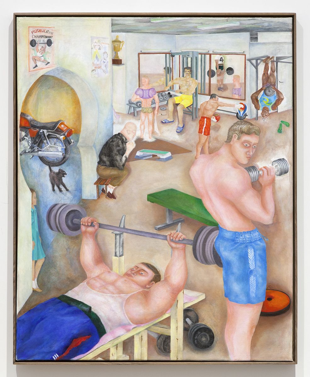 Katharina Wulff Untitled, 2016 Oil on canvas Painting: 46 3/4 x 37 5/8 inches (118.7 x 95.4 cm) Frame: 47 7/8 x 38 3/8 x 2 1/8 inches (121.6 x 97.5 x 5.4 cm)
