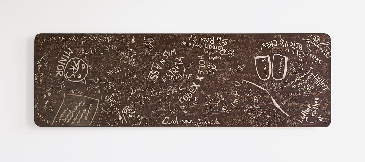 Paul Chan, Etched table large, 2012