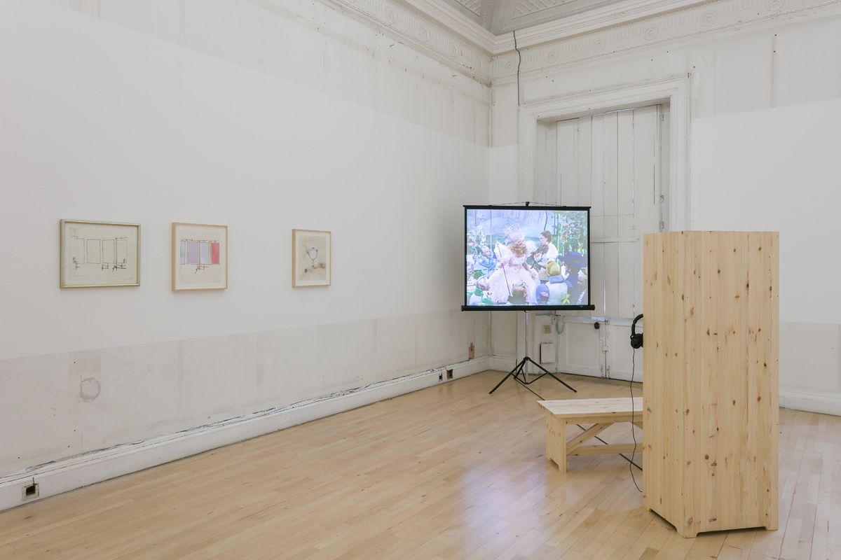 Julie Becker, Installation view, I must create a Master Piece to pay the Rent, ICA London, 2018