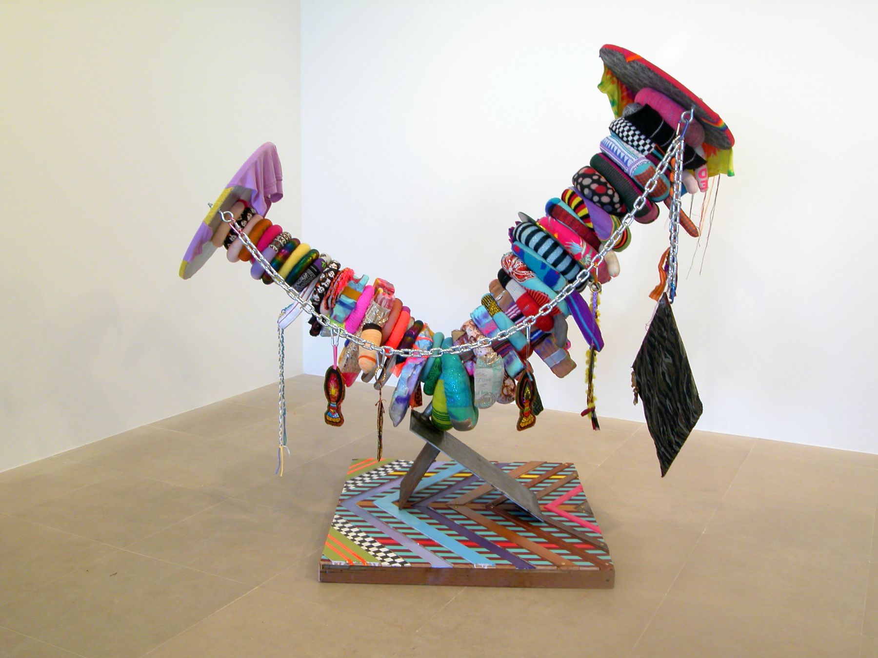 Jim Drain, Vagabond, 2007, Mixed media, 70 x 43 x 80 inches