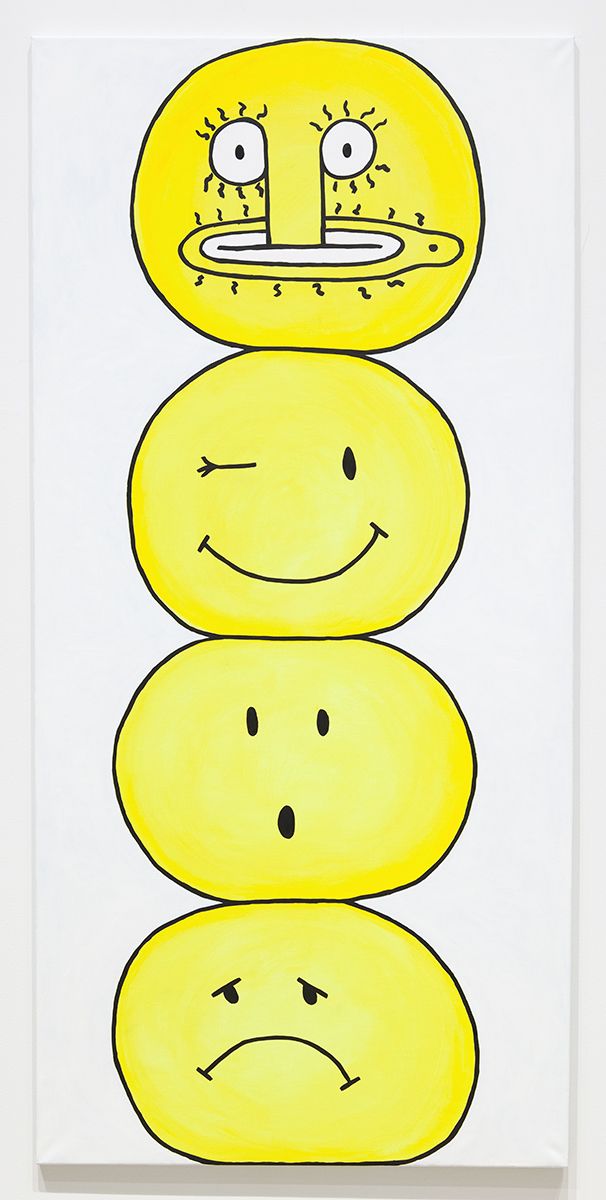 Jana Euler Before words, 2015 Oil on canvas 82 3/4 x 31 1/2 inches (210.2 x 80 cm)