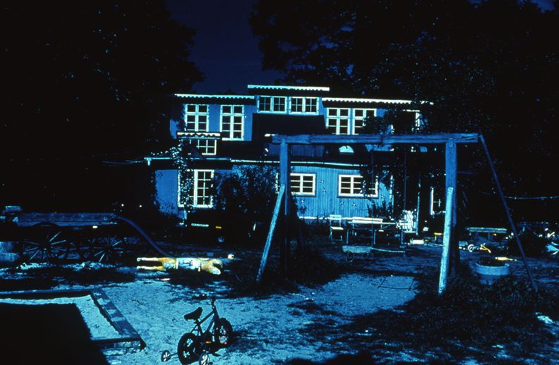 Day for Night, Christiania (Children's Field/The Gunpowder House), 1996, c-print, 26 x 38 1/2 inches, edition of 5