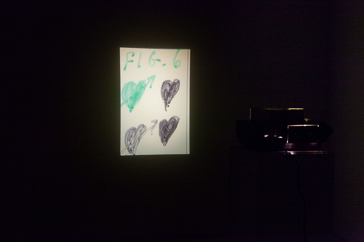 Marcel Broodthaers, Sex Film, 1971-1972, 33 Slides, felt pen on blank film, Dimensions variable