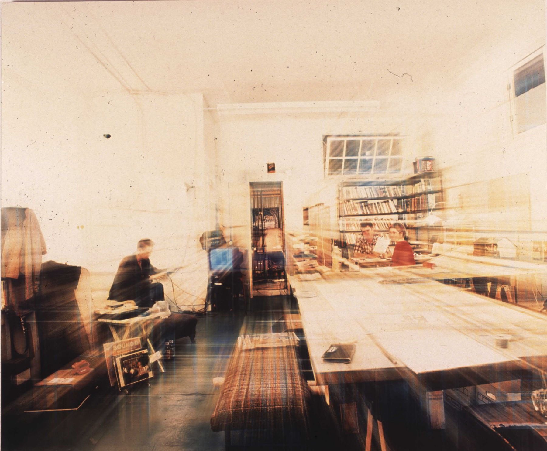 Julie Becker, Golden Force Field, 1999, C-print on foamcore, 50 x 60 inches
