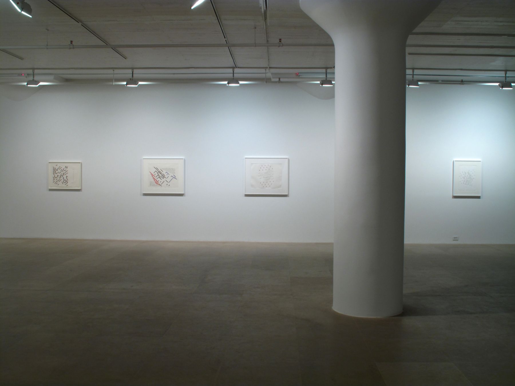 Installation view, Greene Naftali, New York, 2009