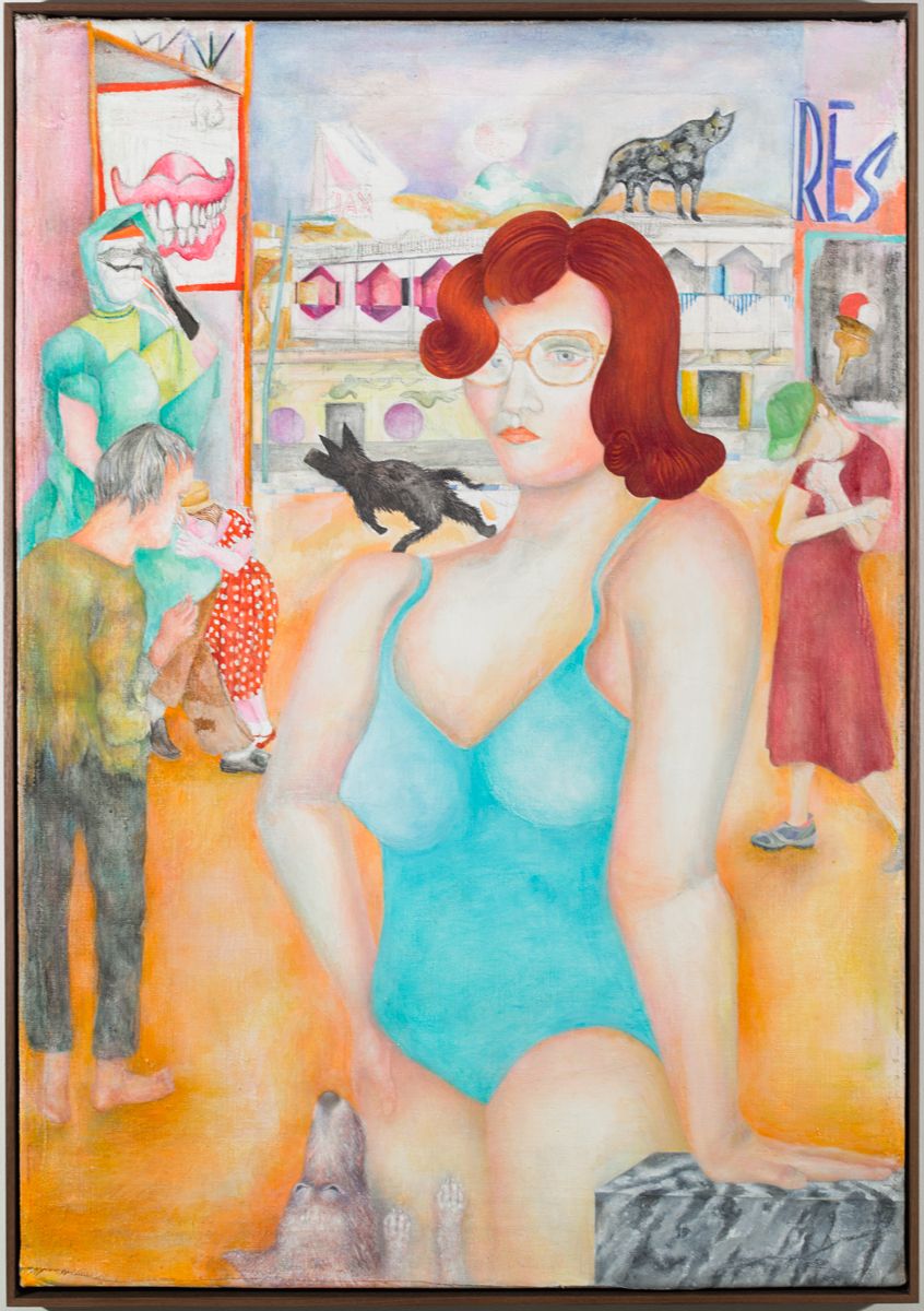 Katharina Wulff Untitled, 2012 Oil on canvas canvas: 34 1/4 x 23 5/8 inches (87 x 60 cm) frame: 35 1/8 x 24 5/8 inches (89.2 x 62.5 cm)