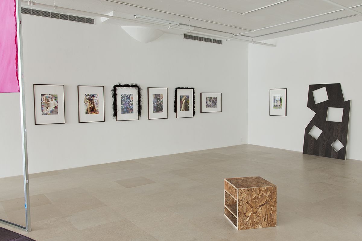 Hilary Lloyd, Installation view, Dock Lands, Greene Naftali, New York, 2017