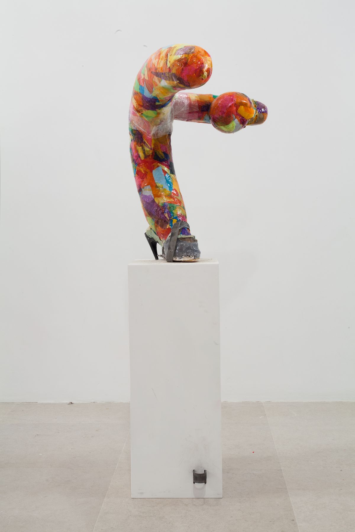 Gelitin, Friday 1137 PM, 2012, Mixed media, 57 x 19 1 / 4 x 23 1/2 inches