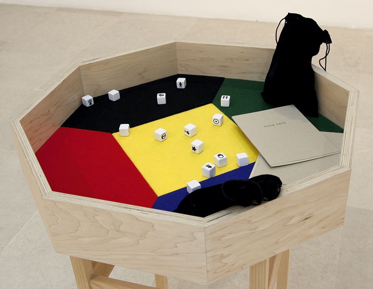 Allan McCollum & Matt Mullican, YOUR FATE, 2004 (detail)