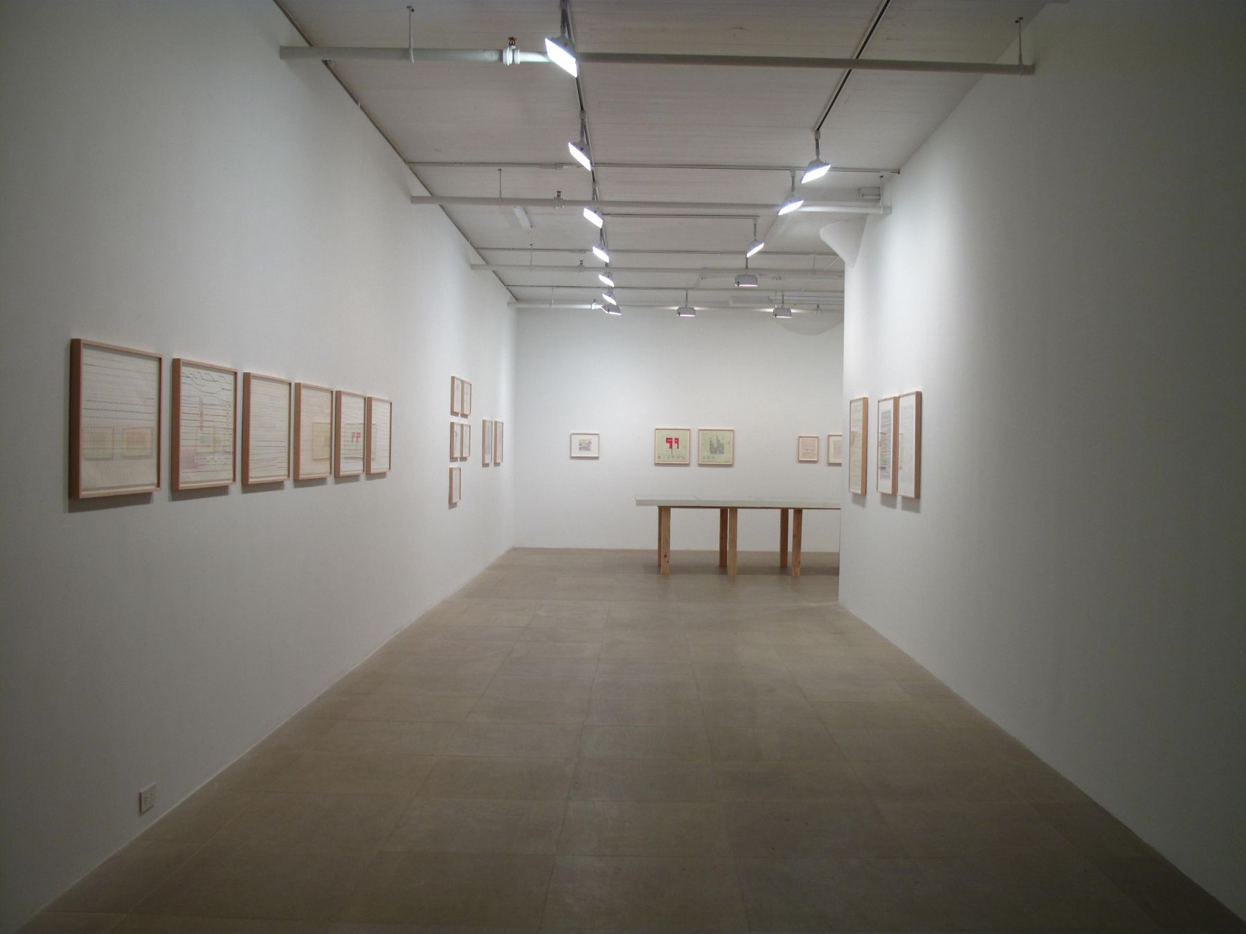 Installation view, Greene Naftali, New York, 2009