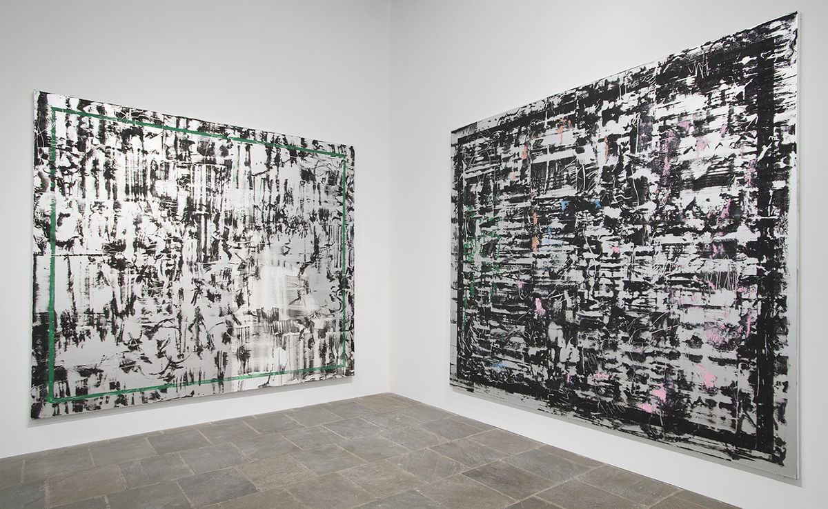 Jacqueline Humphries, Installation view, Whitney Biennial 2014, Whitney Museum of American Art, New York, 2014
