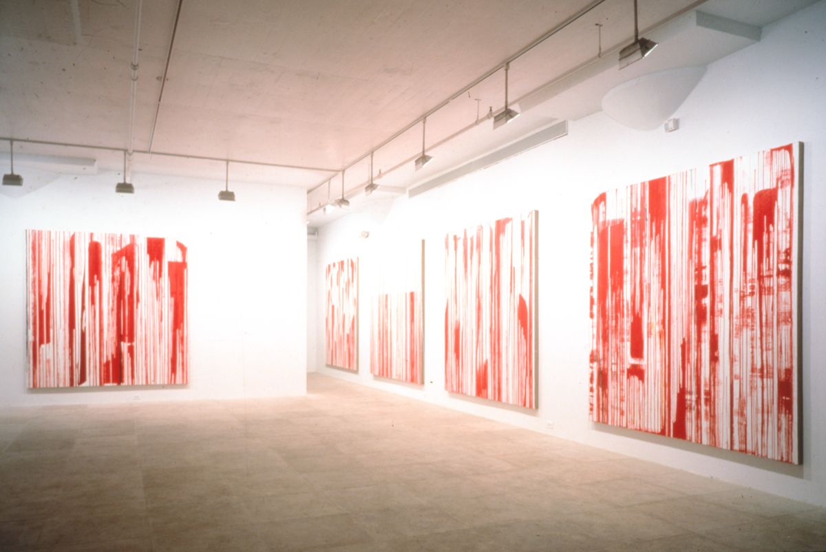 Installation view, Greene Naftali, New York, 1995