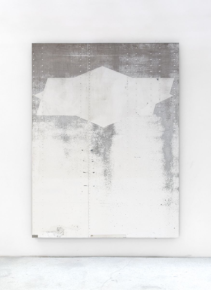 In Procession, 2014, Aluminum semi-trailer, 100 1/2 x 75 1/4 inches