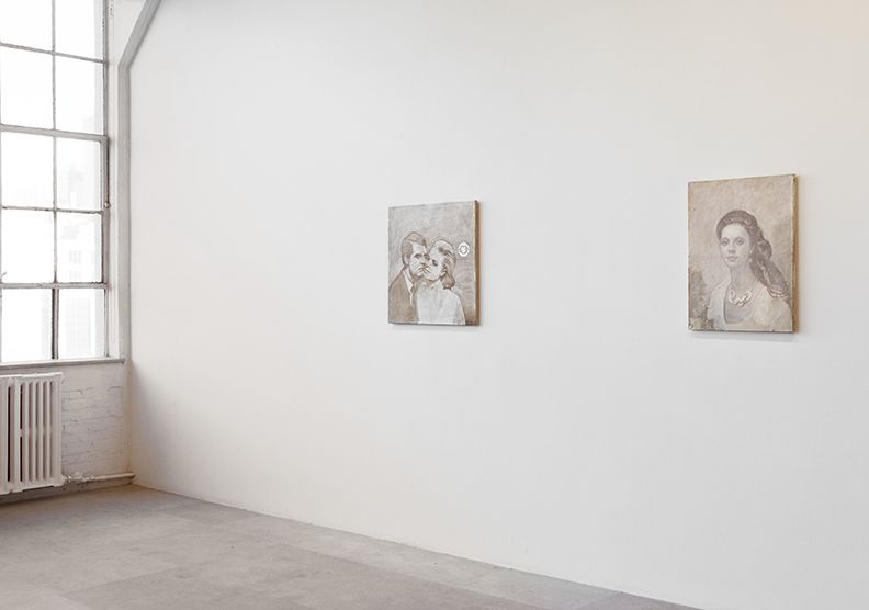 Michael Fullerton, Installation view, Meaning Inc., Greene Naftali, New York, 2014