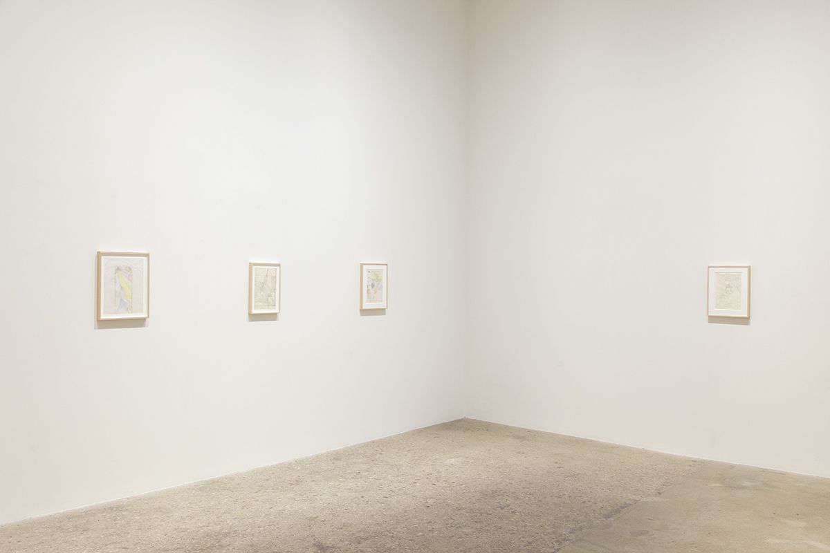 Katharina Wulff, Installation view, It was just this moment, Greene Naftali, New York, 2016