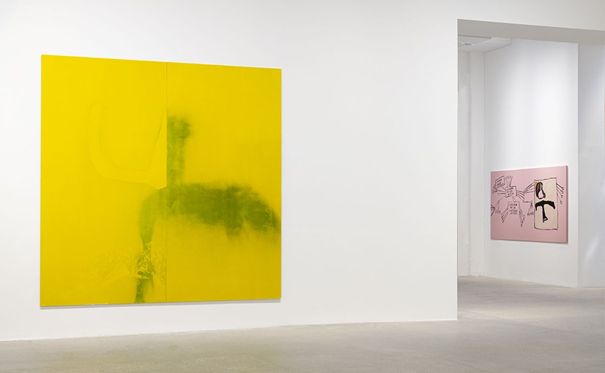 Installation view, 7 Painters, Greene Naftali, New York, 2019