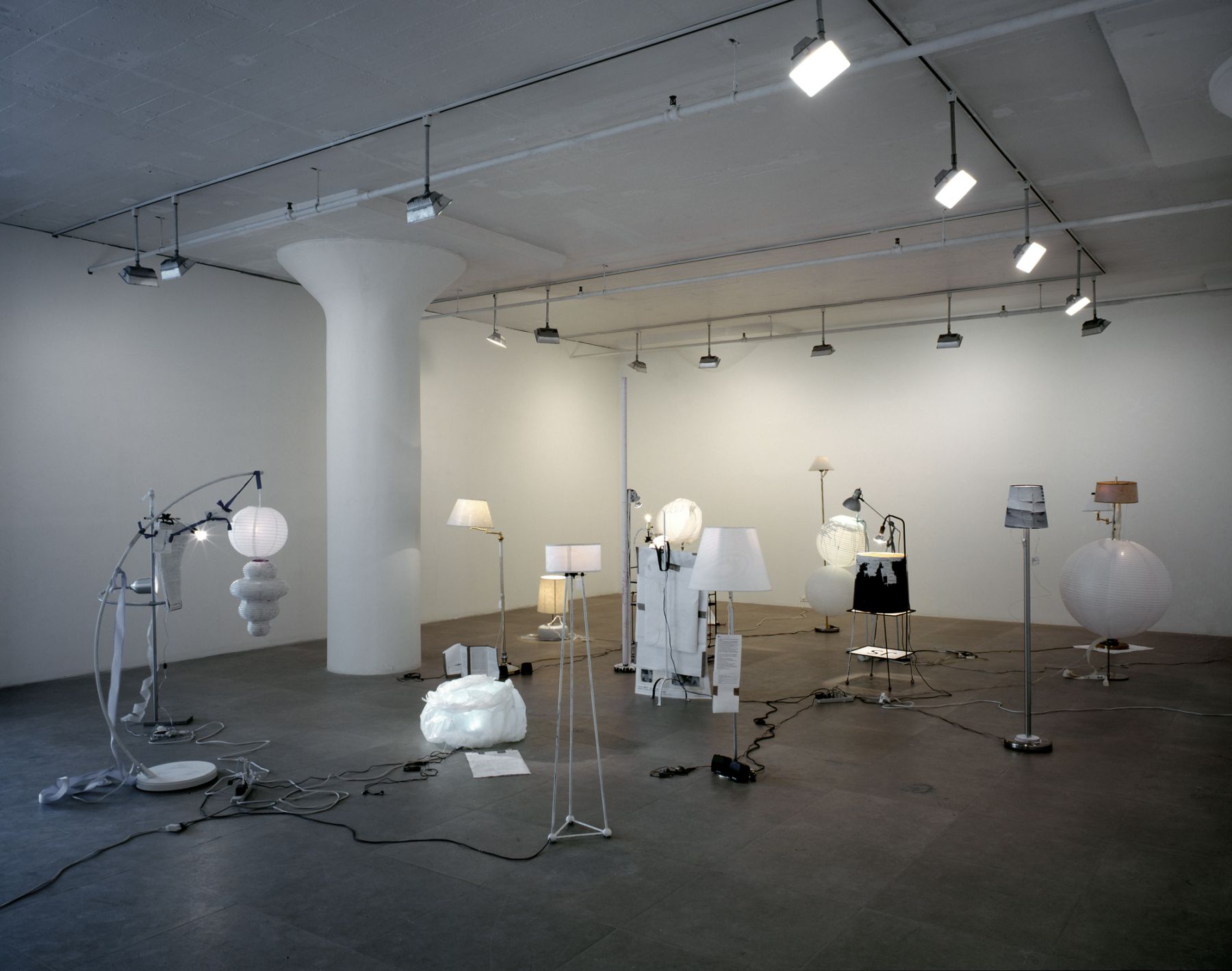 Installation view, Don't Climb the Pyramids, Greene Naftali, New York, 2006