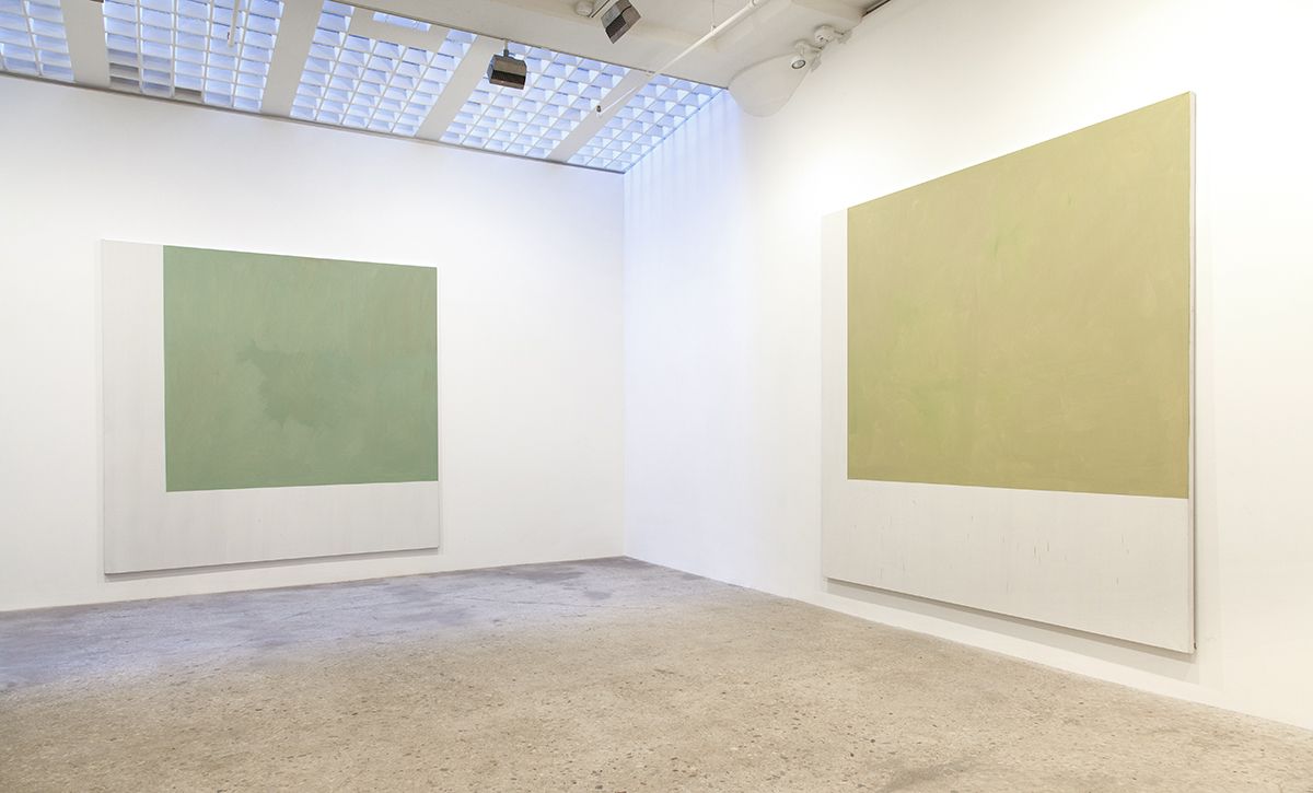 Installation view, Greene Naftali, New York, 2015