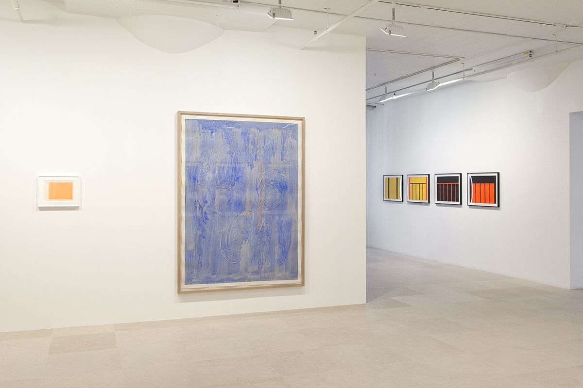 Günther Förg, Installation view, Works On Paper: 1976 - 2008, Greene Naftali, New York, 2016